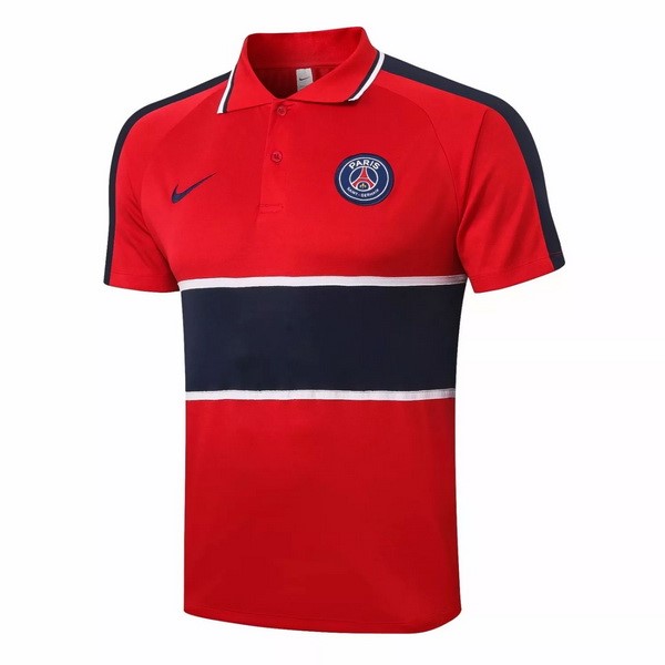 Polo Paris Saint Germain 2020-21 Rojo Negro